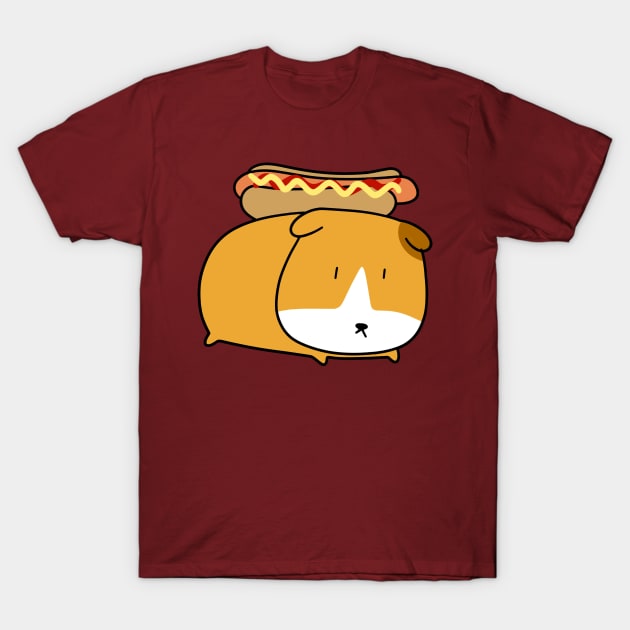 Hotdog Guinea Pig T-Shirt by saradaboru